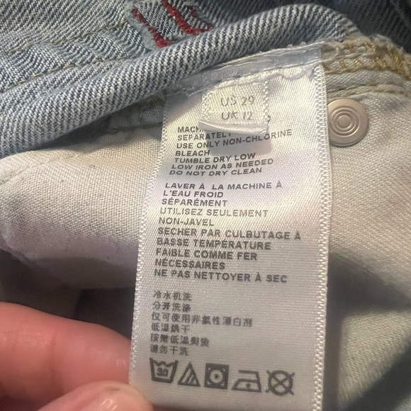 BDG Urban Outfitters girlfriend high-rise distressed denim cut off shorts - Picture 10 of 10